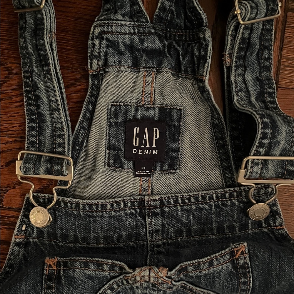 GAP Men's Dark Wash Denim Overalls